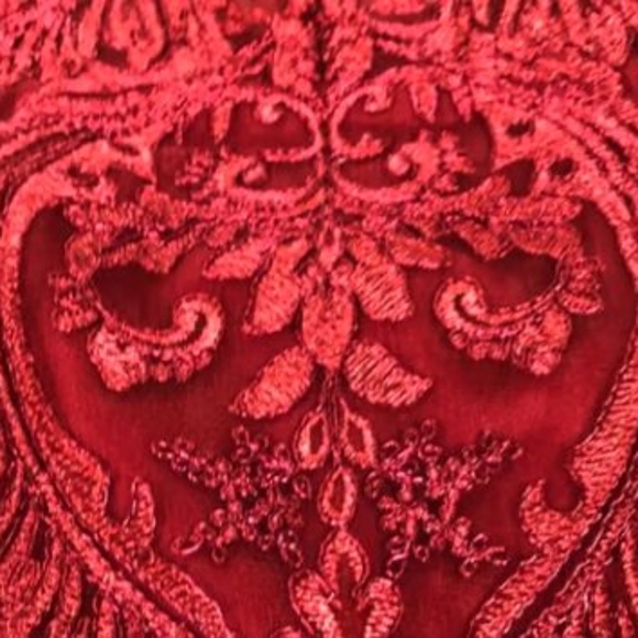 Size Small like New Burgundy Narianna dress - Picture 3 of 5